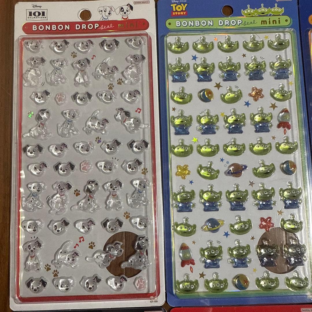 【正規品】ボンボンドロップシール　ミニ　ディズニー　 全8種　コンプリート