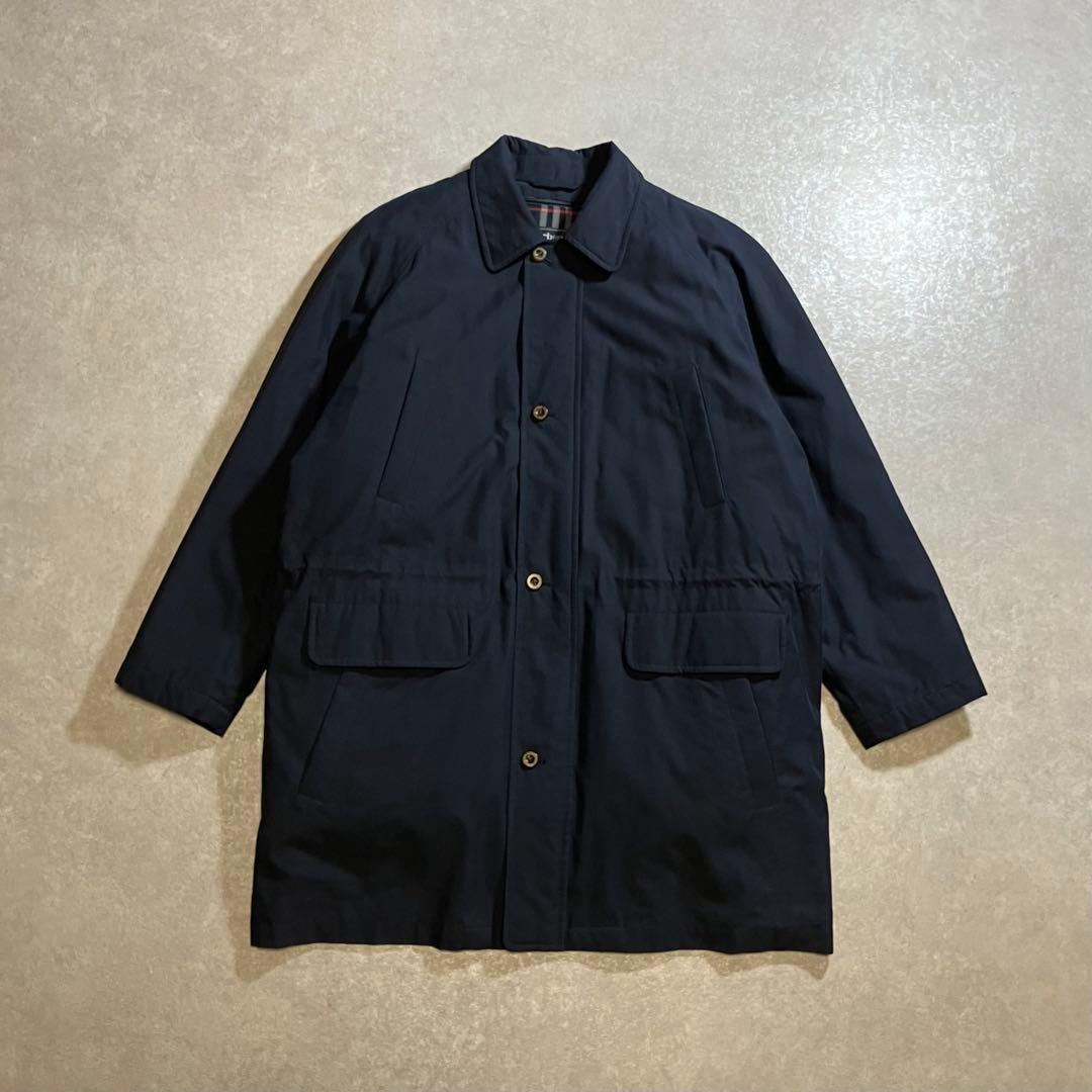 BURBERRY バーバリー モッズコート ダウンライナー ノバチェック 紺
