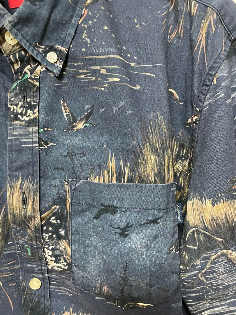 supreme アニマル柄シャツ M