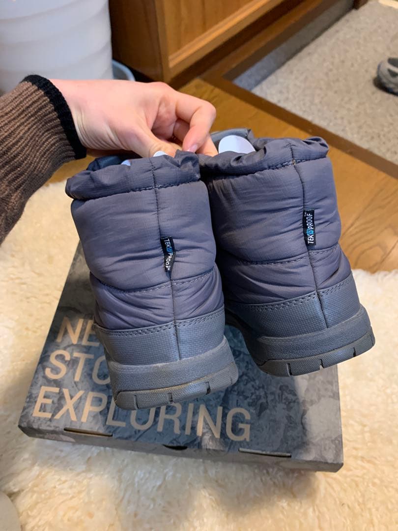 ザノースフェイス ショートブーツ 25㎝ ヌプシ PT NFW51686