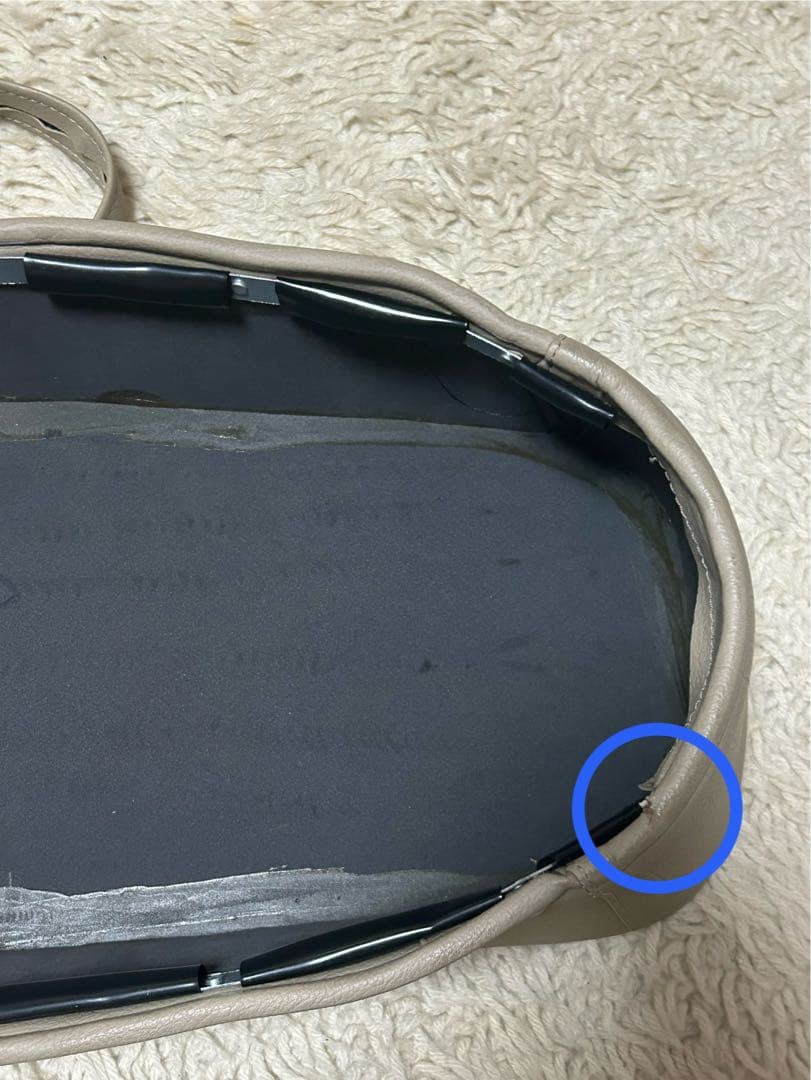 P*0様 ランブレッタ3型　ベージュシートカバー(表皮)