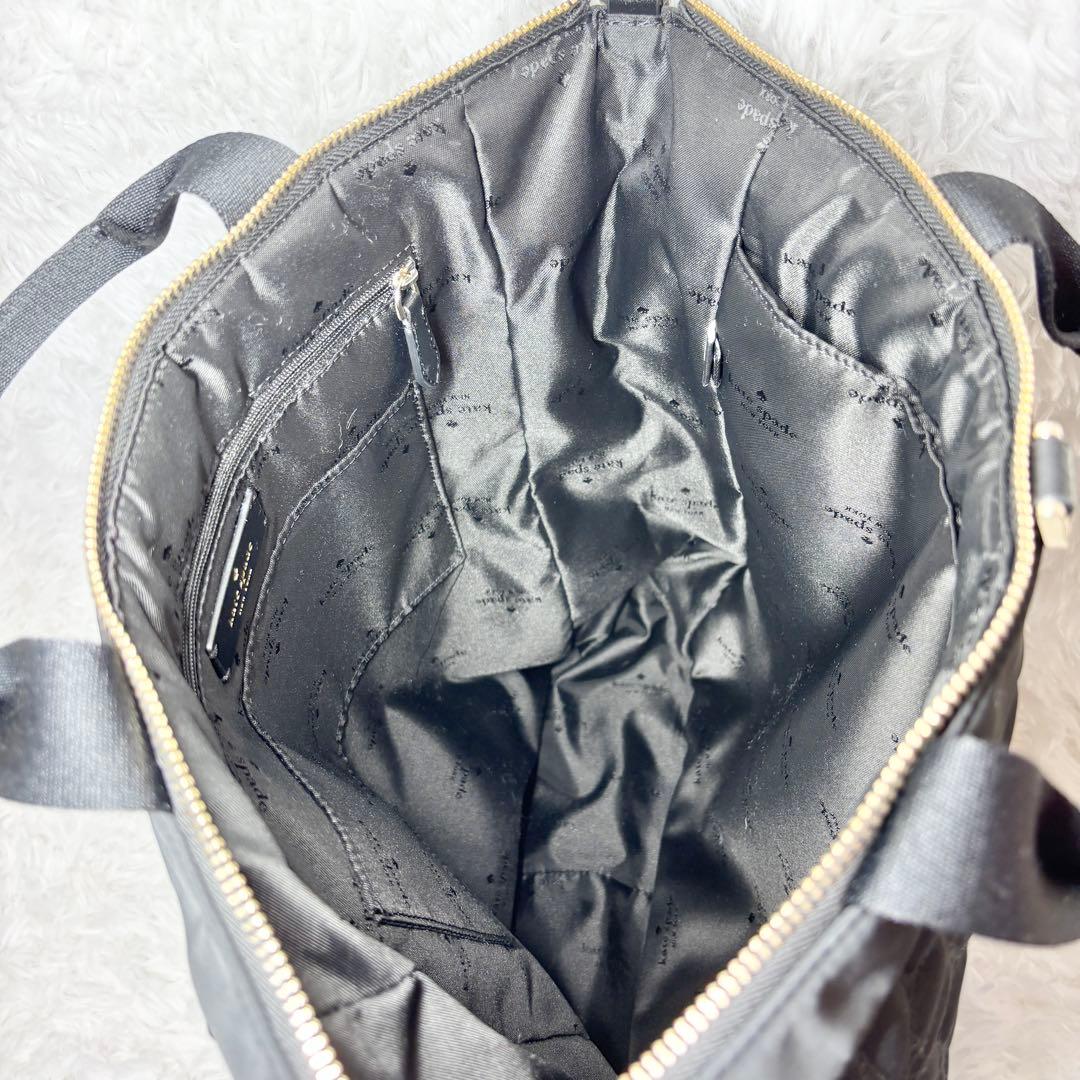 【美品】 大容量 ケイトスペード 3way リュック 黒 ブラック キルティング