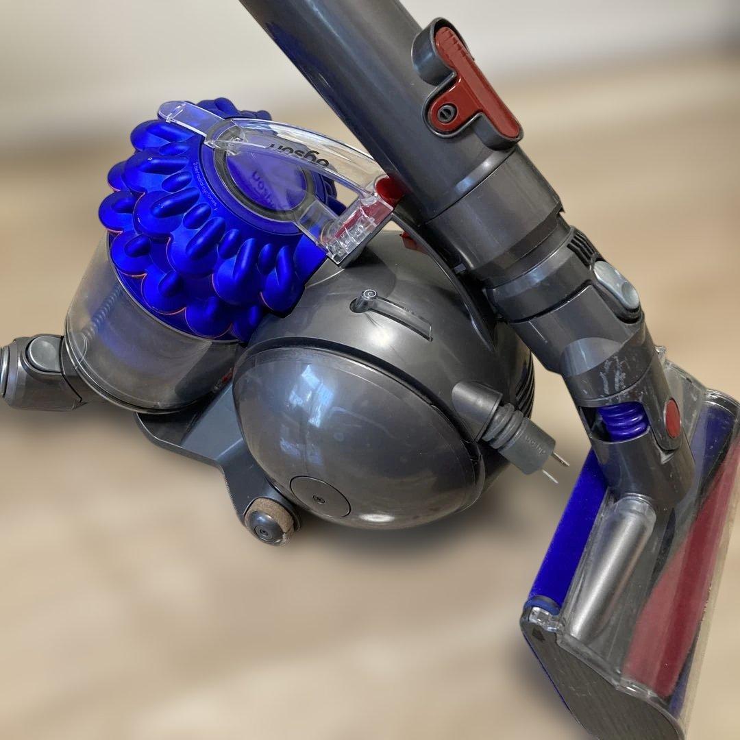 キャニスター掃除機 サイクロン式 グレーと青