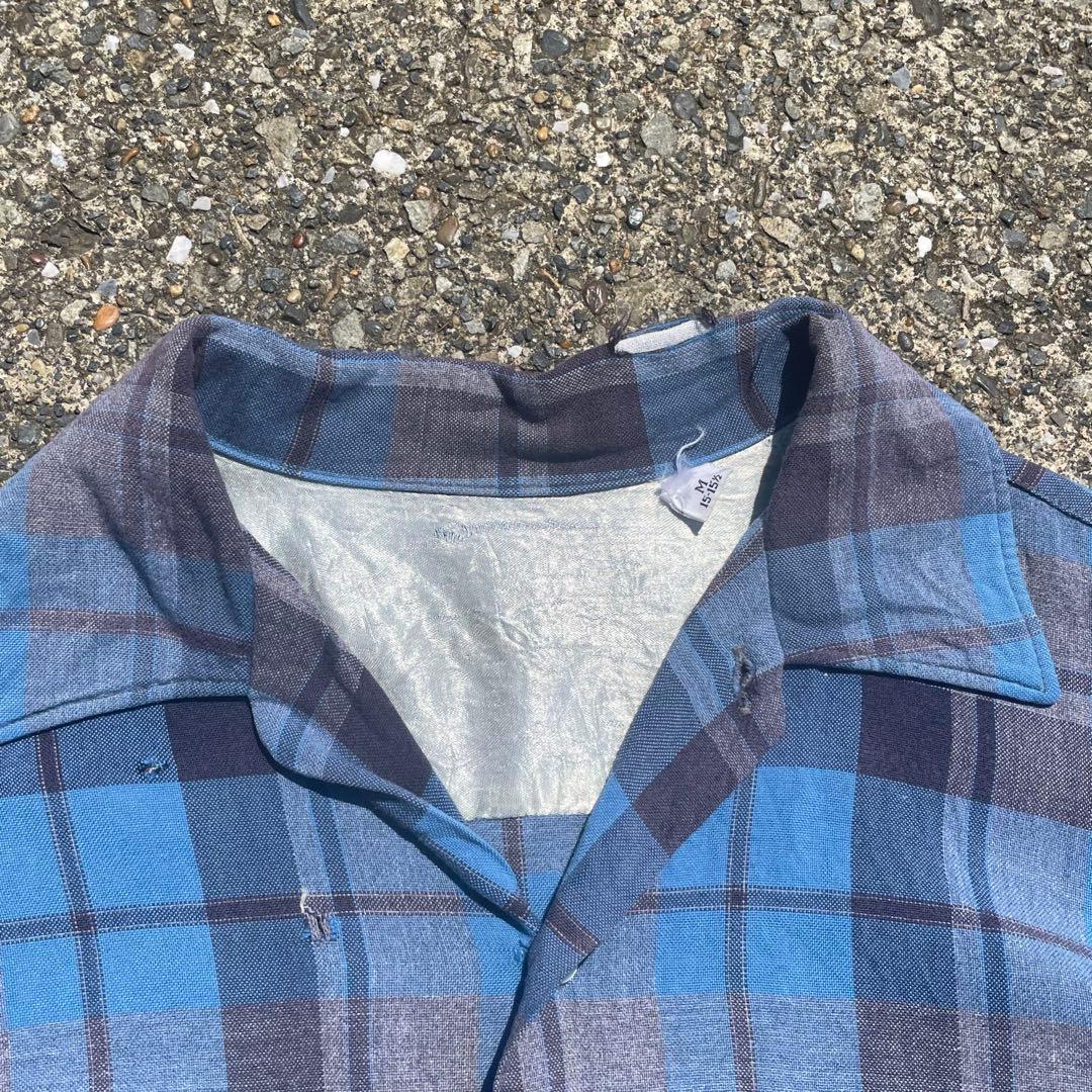 60’s Unknown Ombre Rayon Shirt 襤褸