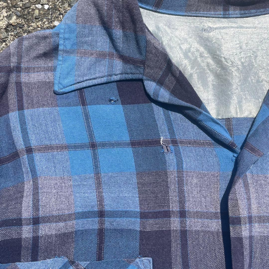 60’s Unknown Ombre Rayon Shirt 襤褸