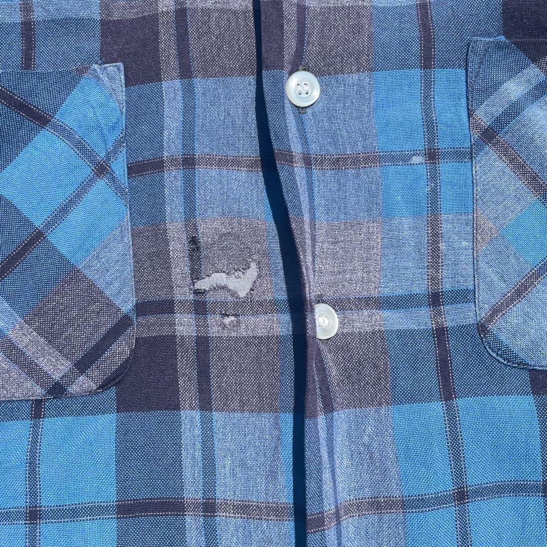 60’s Unknown Ombre Rayon Shirt 襤褸