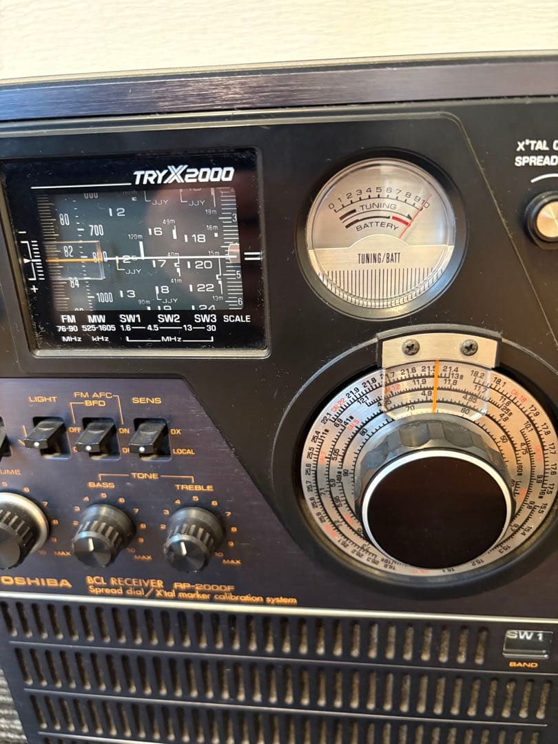 TOSHIBA TRYX-2000アナログラジオ