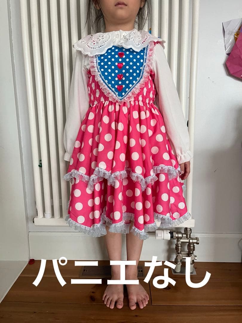 ディズニーパルパルーザ　ミニーファンダーランドコスチューム一色　サイズ120程度