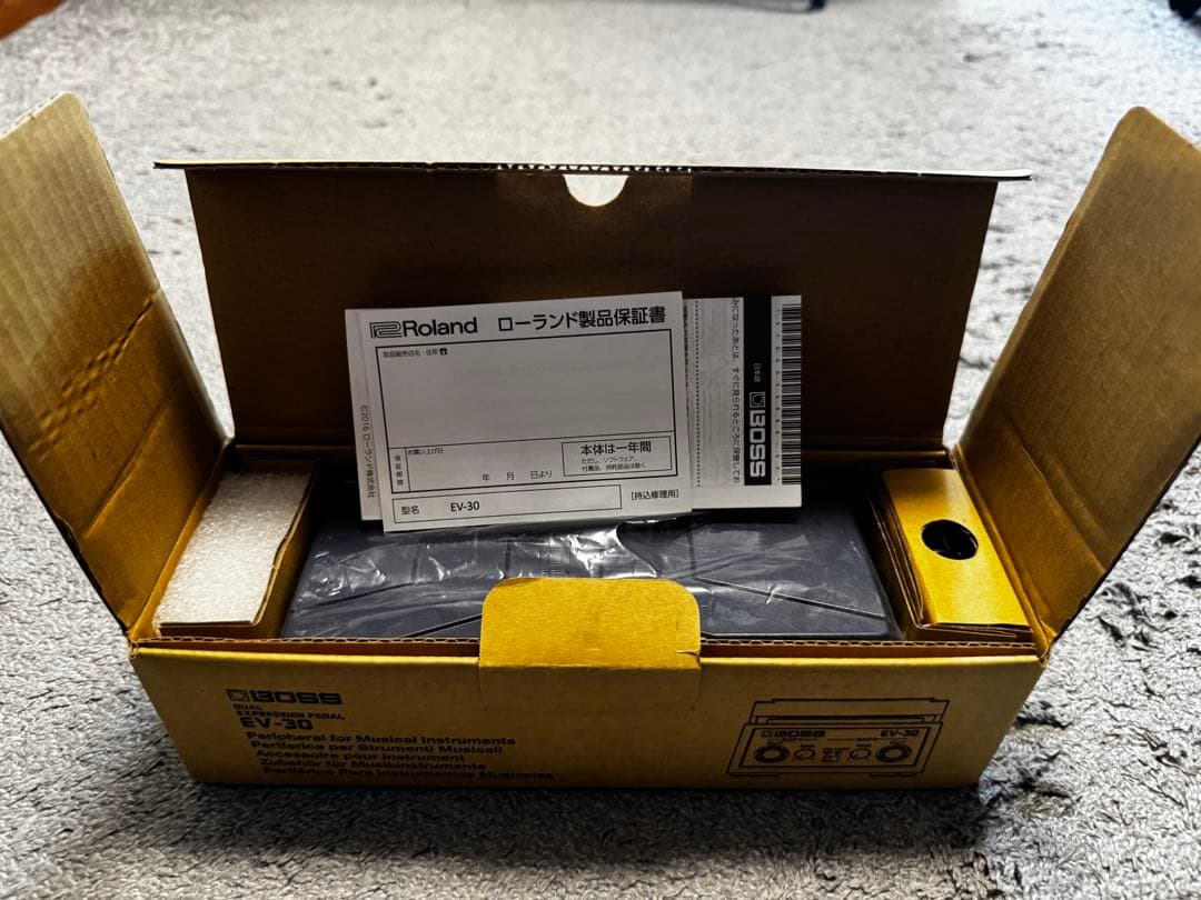 【ほぼ未使用】BOSS EV-30 デュアルエクスプレッションペダル