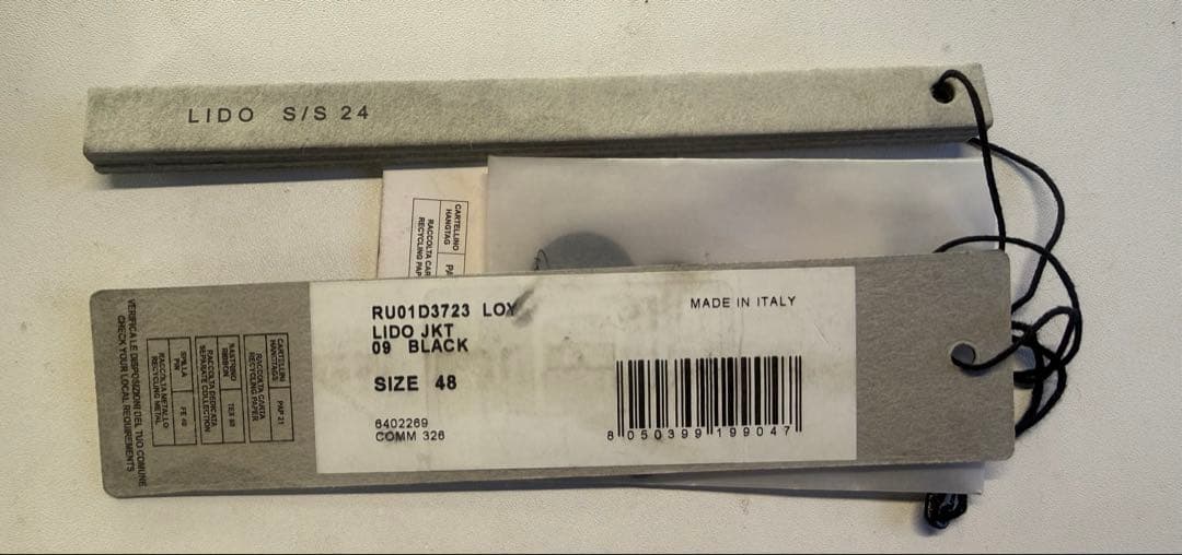 リックオウエンス　レザージャケット　24ss