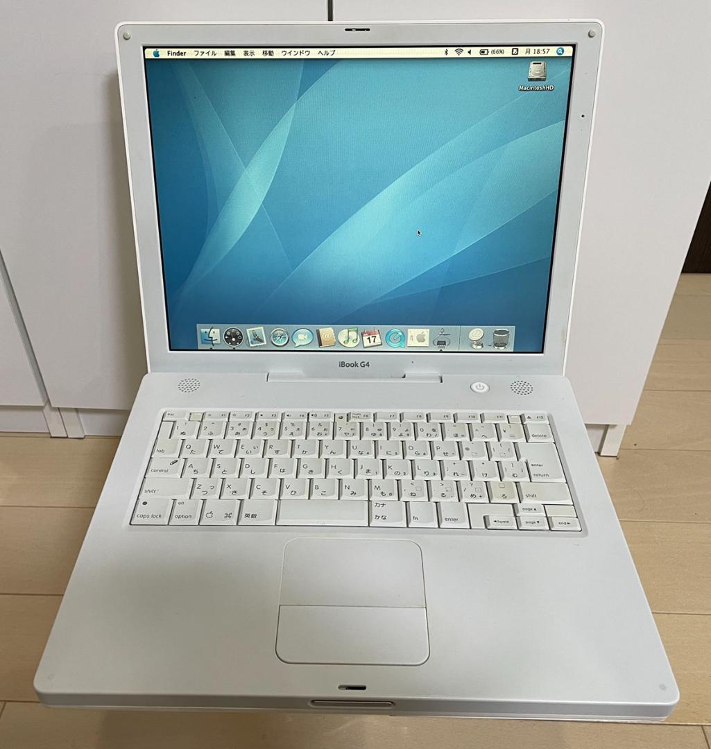 iBook G4 14インチ 1.4GHz 1GB HDD80GB 良品