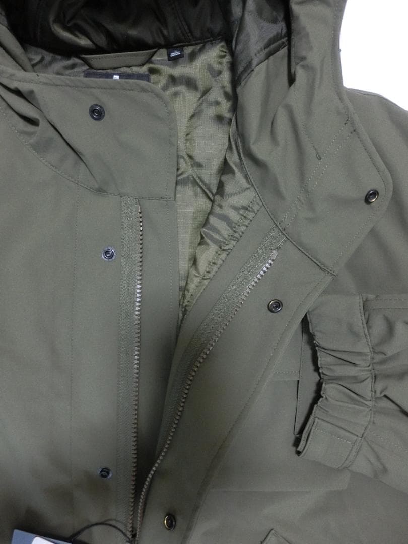 GU ENGINEERED GARMENTS パデッドシェルパーカ L オリーブ