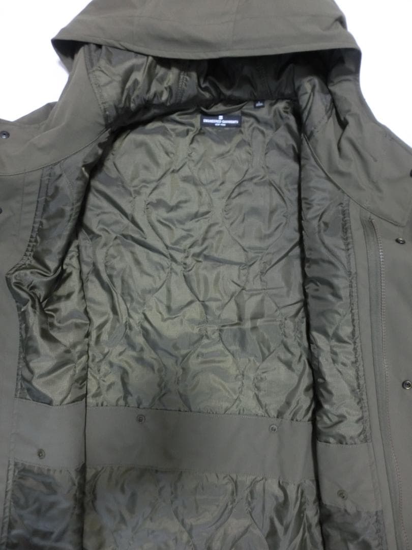 GU ENGINEERED GARMENTS パデッドシェルパーカ L オリーブ