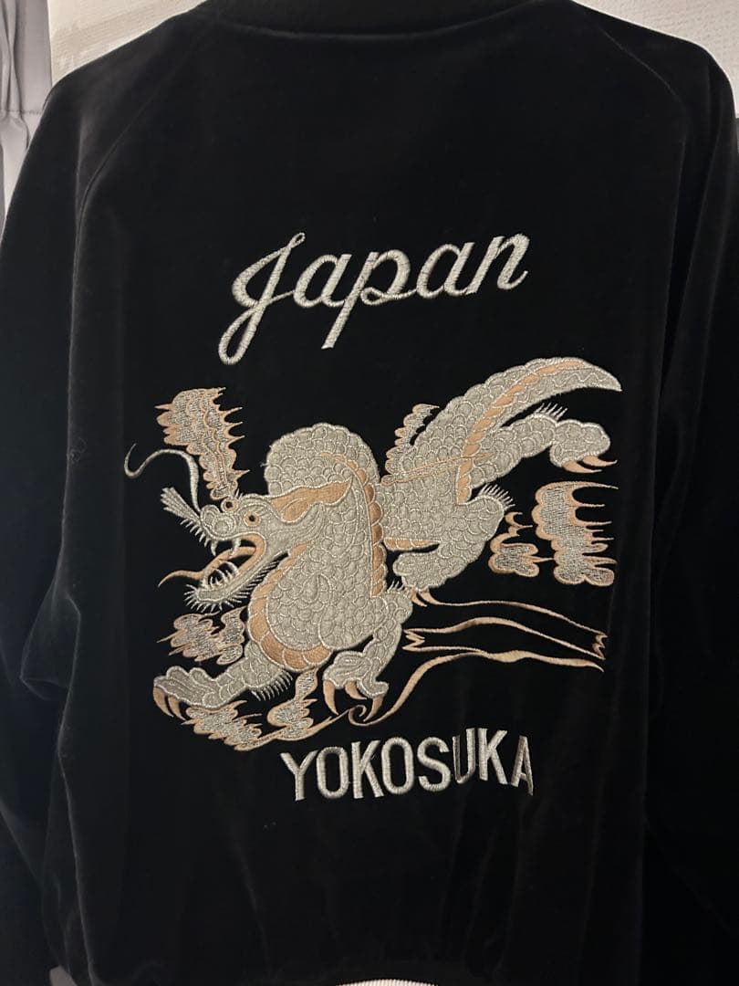 FRESH-BOX ドラゴン刺繍 スカジャン L