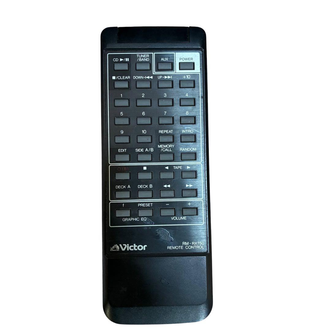 victor　CDラジカセ　RC-X750 ビクター　リモコン付き