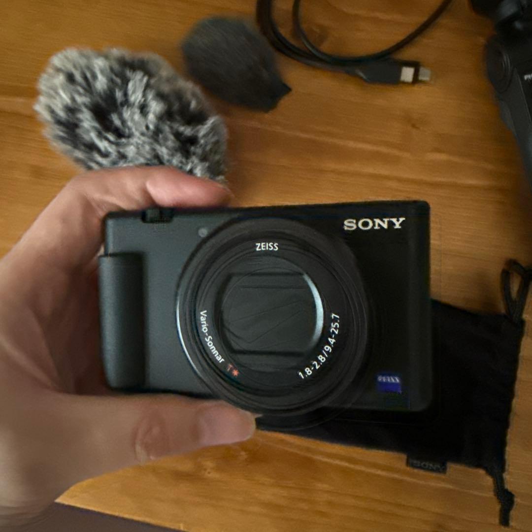 SONY ZV-1 シューティンググリップ付き