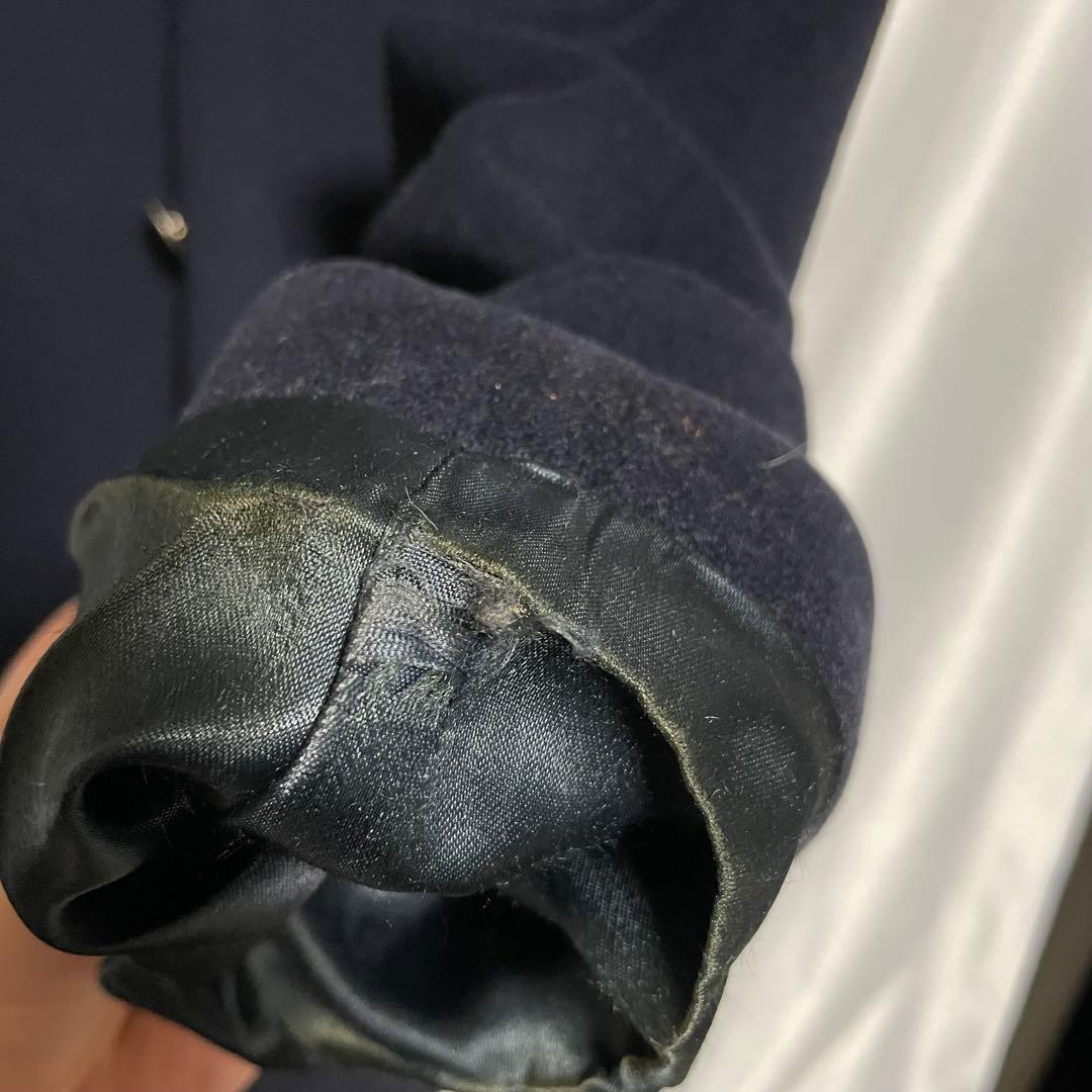 Burberry チェスター　ダブル　レディース　コート　金ボタン　ネイビー