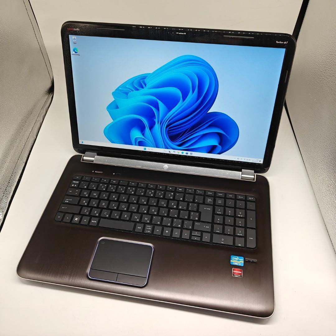 【HP】高性能i7 SSD480GB+HDD1TB 17.3インチ ノートPC