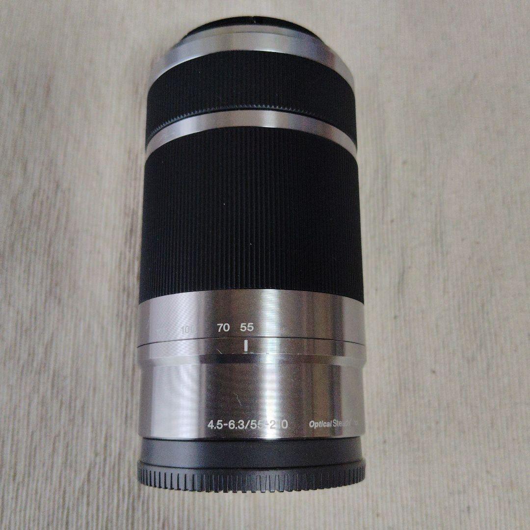 Sony SEL55210 ズームレンズ Eマウント 望遠レンズ シルバー