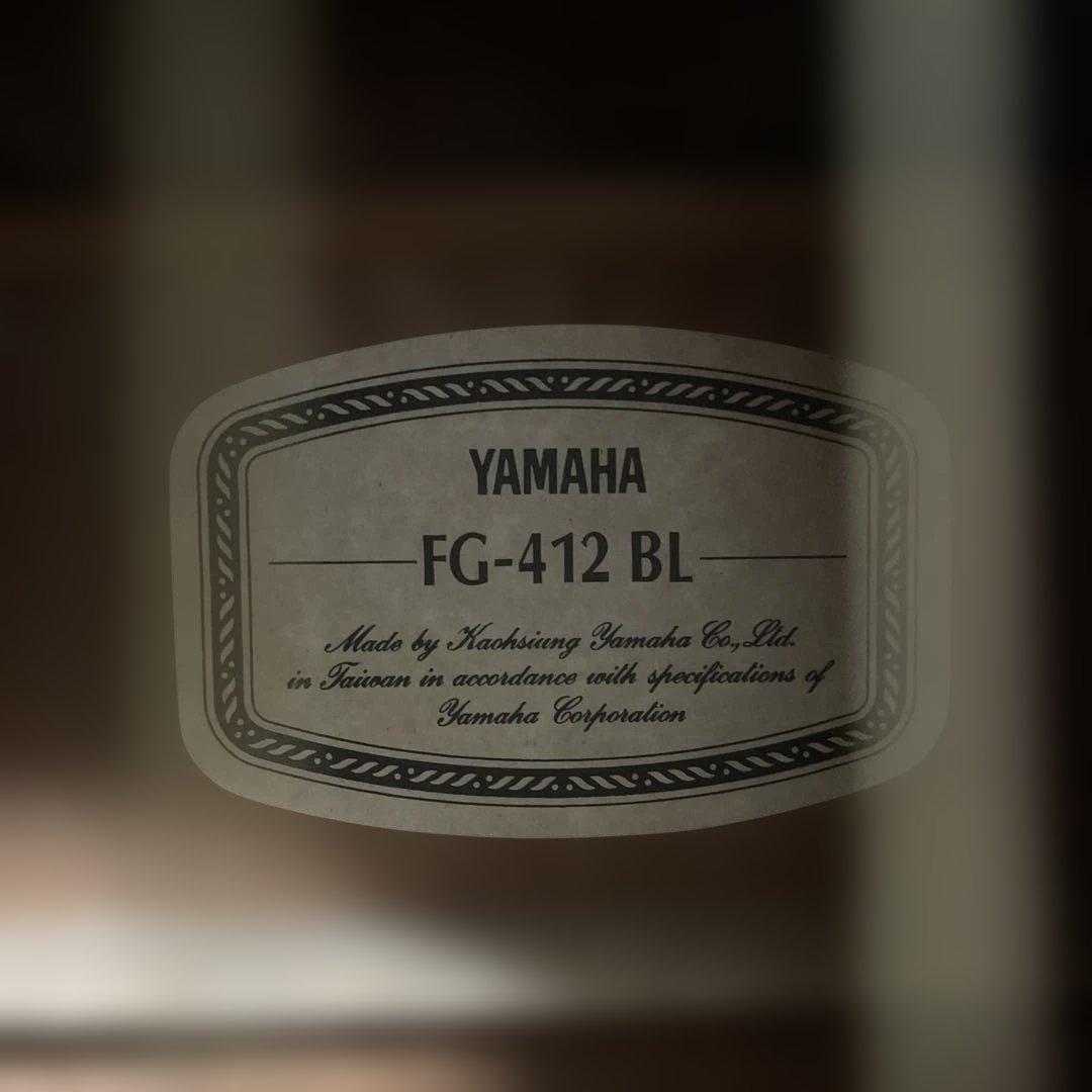 YAMAHA FG-412BL ヤマハ　アコースティックギター