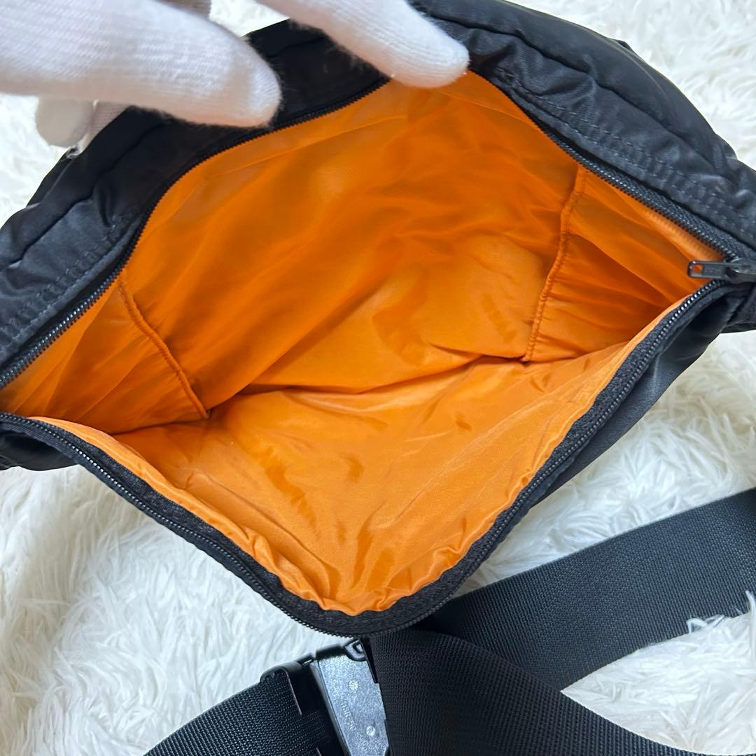 美品 PORTER ポーター タンカー ウエストバッグ ボディバッグ 黒