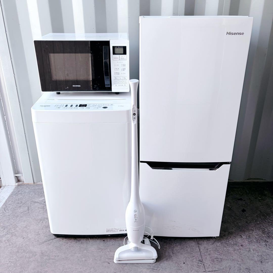 運搬取付無料！ホワイト純正メーカー家電4点セット！完動超美品！暮らし始めに！