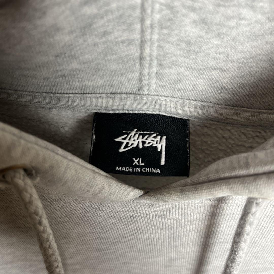 【即完モデル‼︎】STUSSY◎XL ロゴ刺繍 パーカー D186