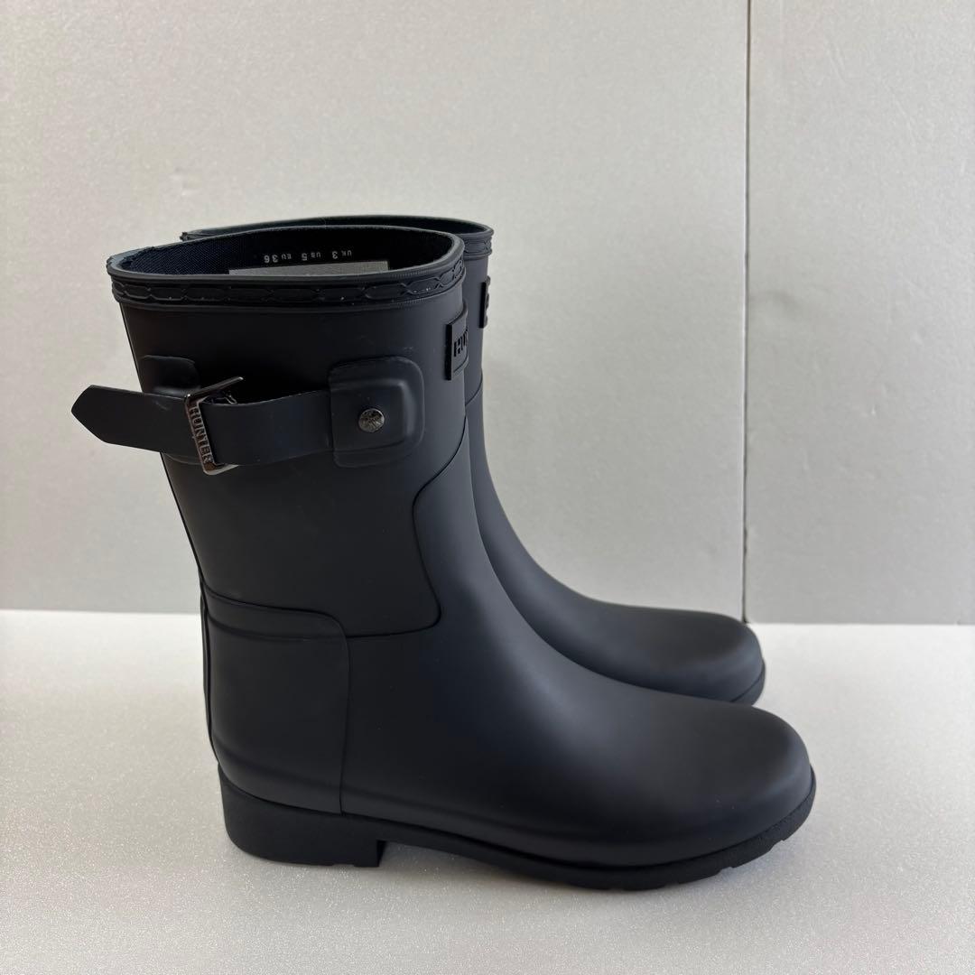 Hunter ハンター レディース ショート レインブーツ 22cm UK3
