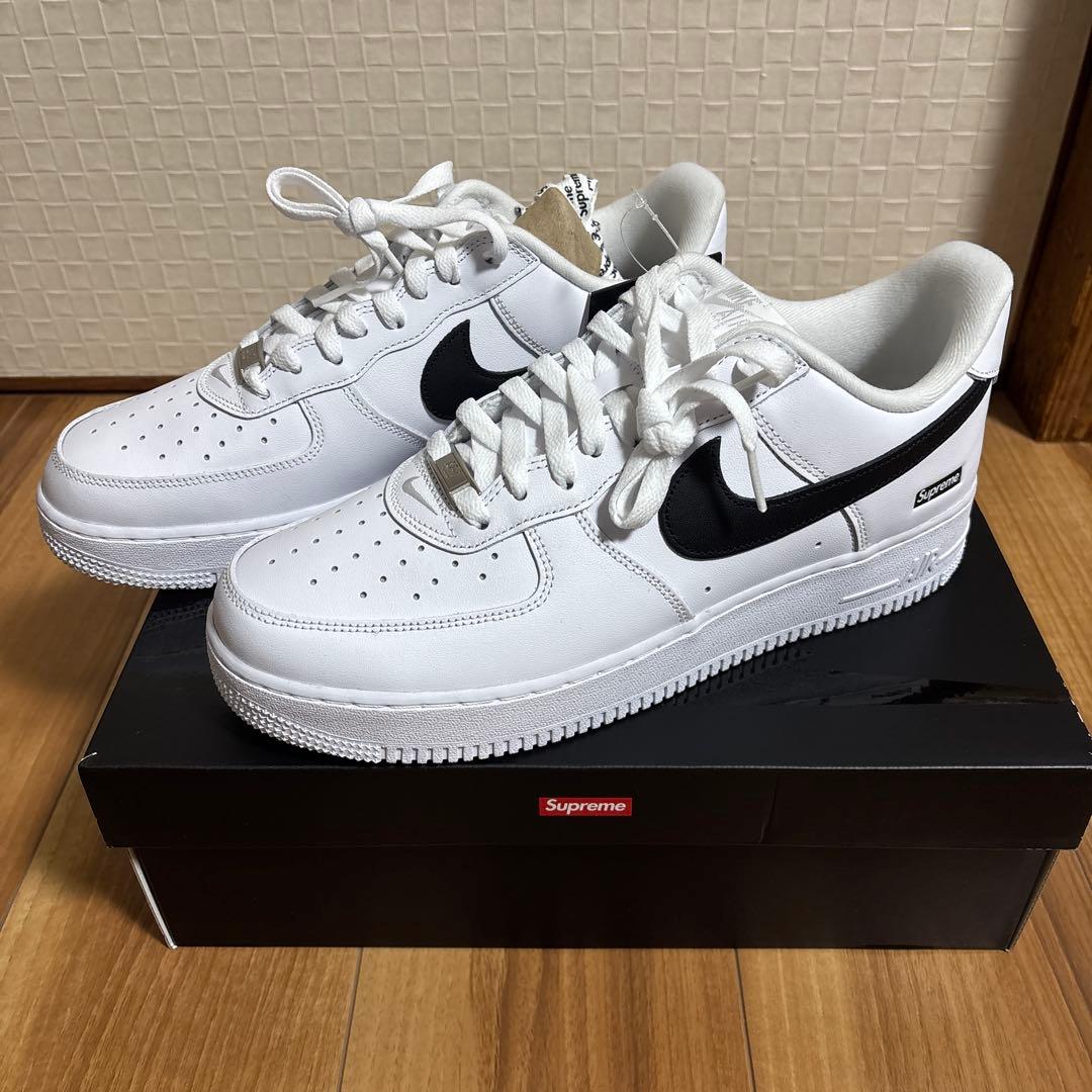Supreme×Nike Air Force1 Low White 28cm
