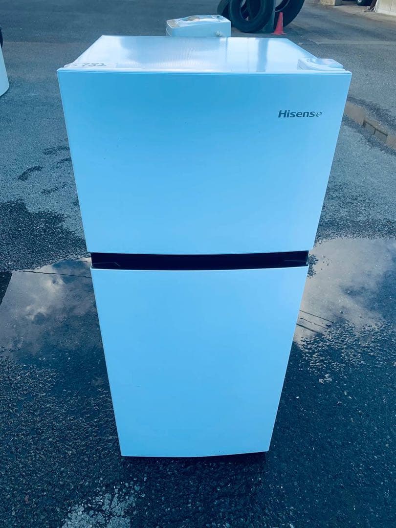 ♻️送料設置無料　Hisense ノンフロン冷凍冷蔵庫 HR-B12E2W