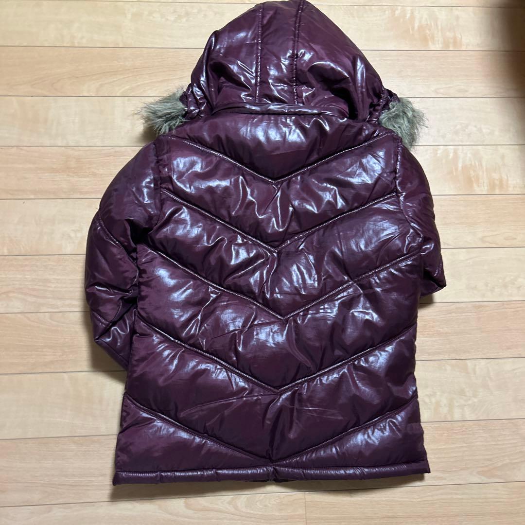 【値下げ⭕️】00s archive光沢ファーダウン XL y2k お兄系　平成