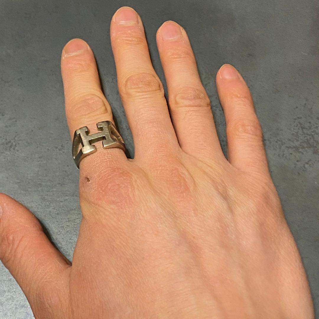 SILVER925 H DESIGN RING/シルバー/リング