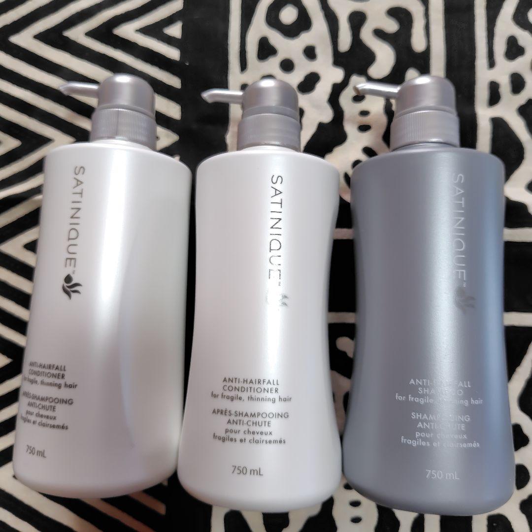 SATINIQUE ヘアケア 3点 750mL（シャンプー1コンディショナー2）