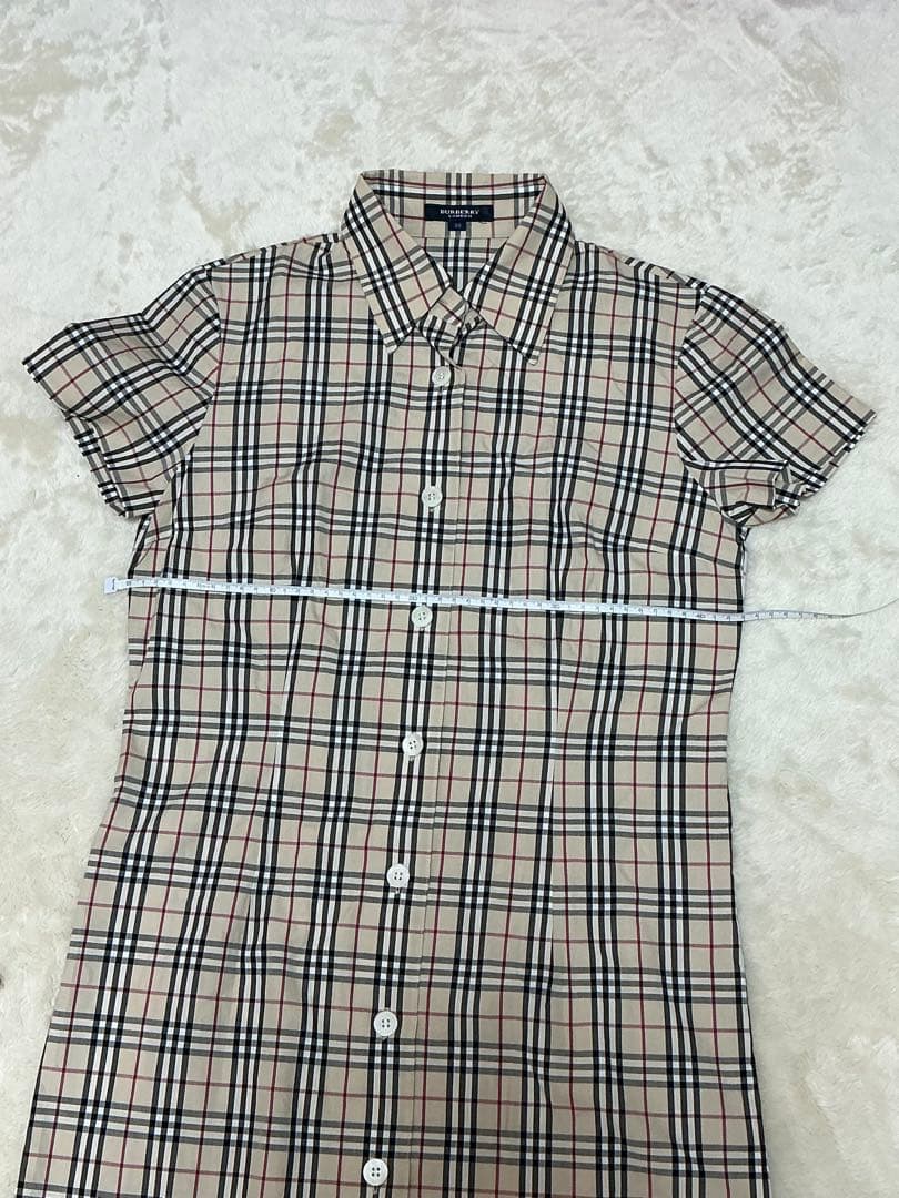 BURBERRY チェック柄 半袖ワンピース
