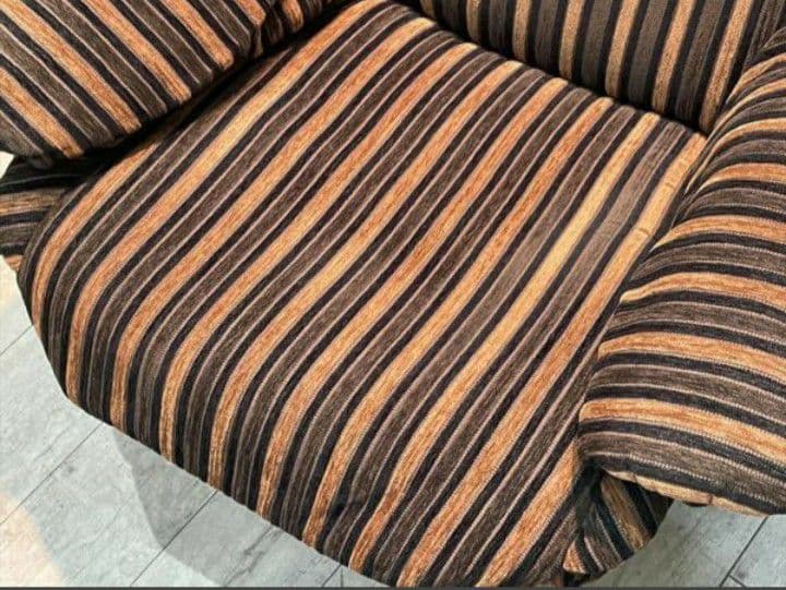 引き取り限定 エコーネス パーソナルチェアー 北欧家具 オットマン付き