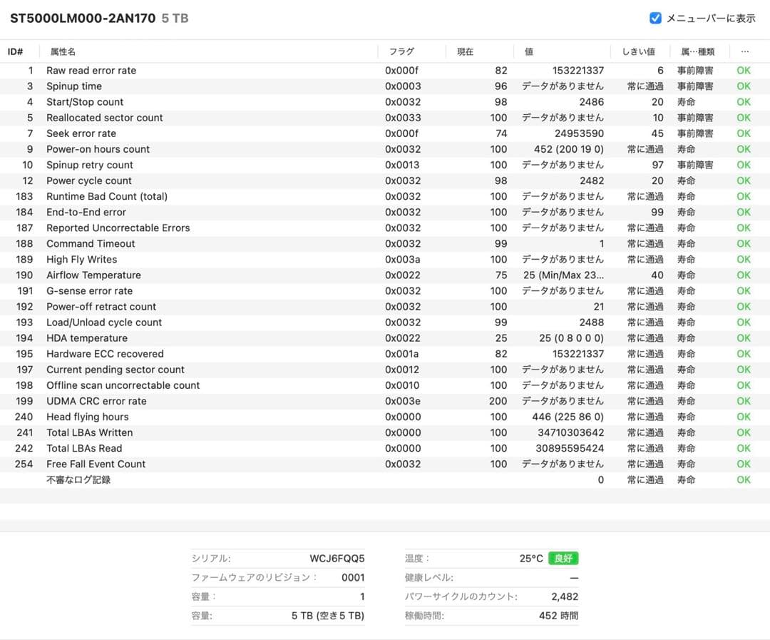 LaCie 外付けHDD 5TB Rugged USB-C