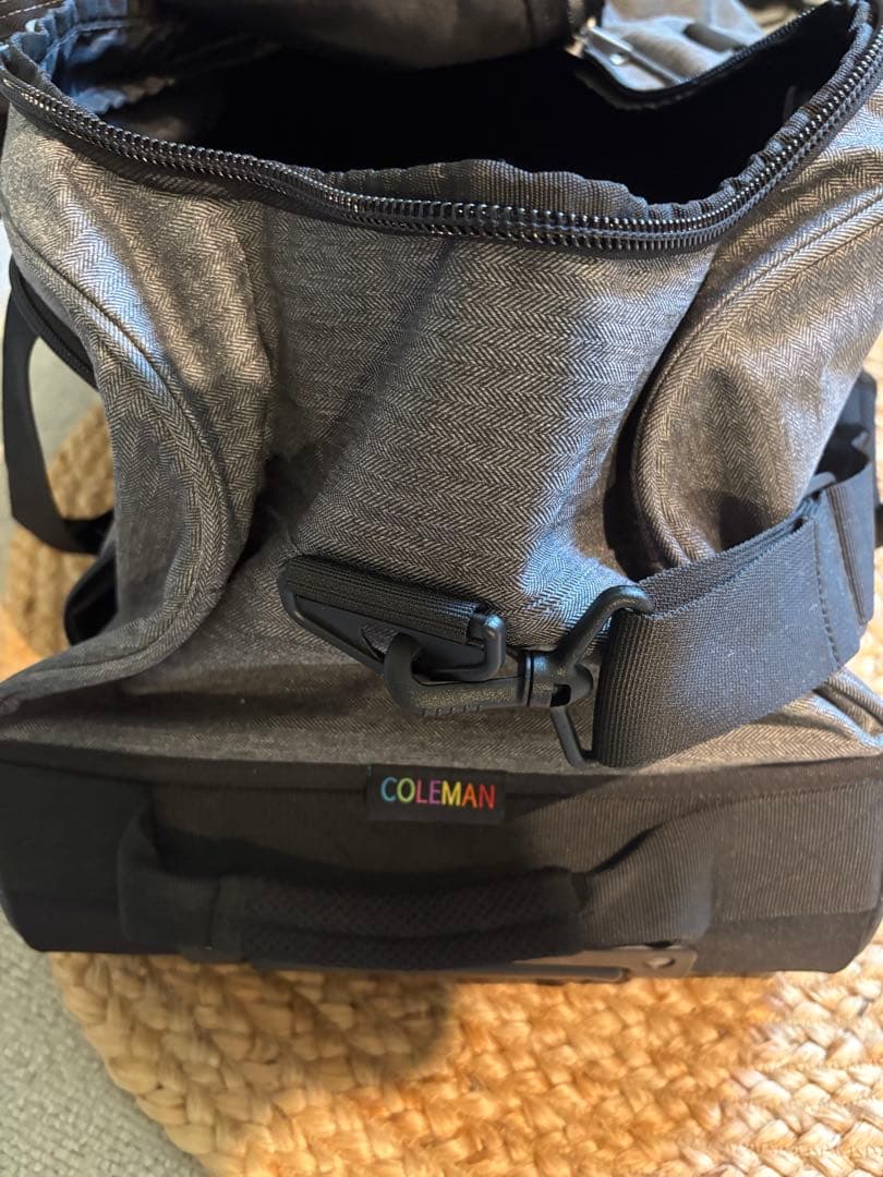 コールマン　キャリーバッグ　ボストン　70L 合宿　旅行　ヘリンボーン