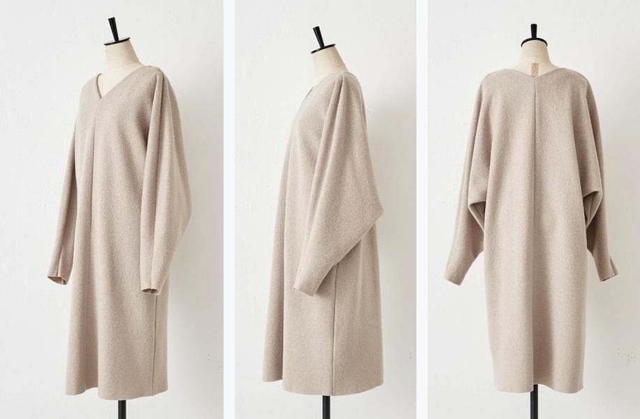 ブークレワンピース BEARDSLEY