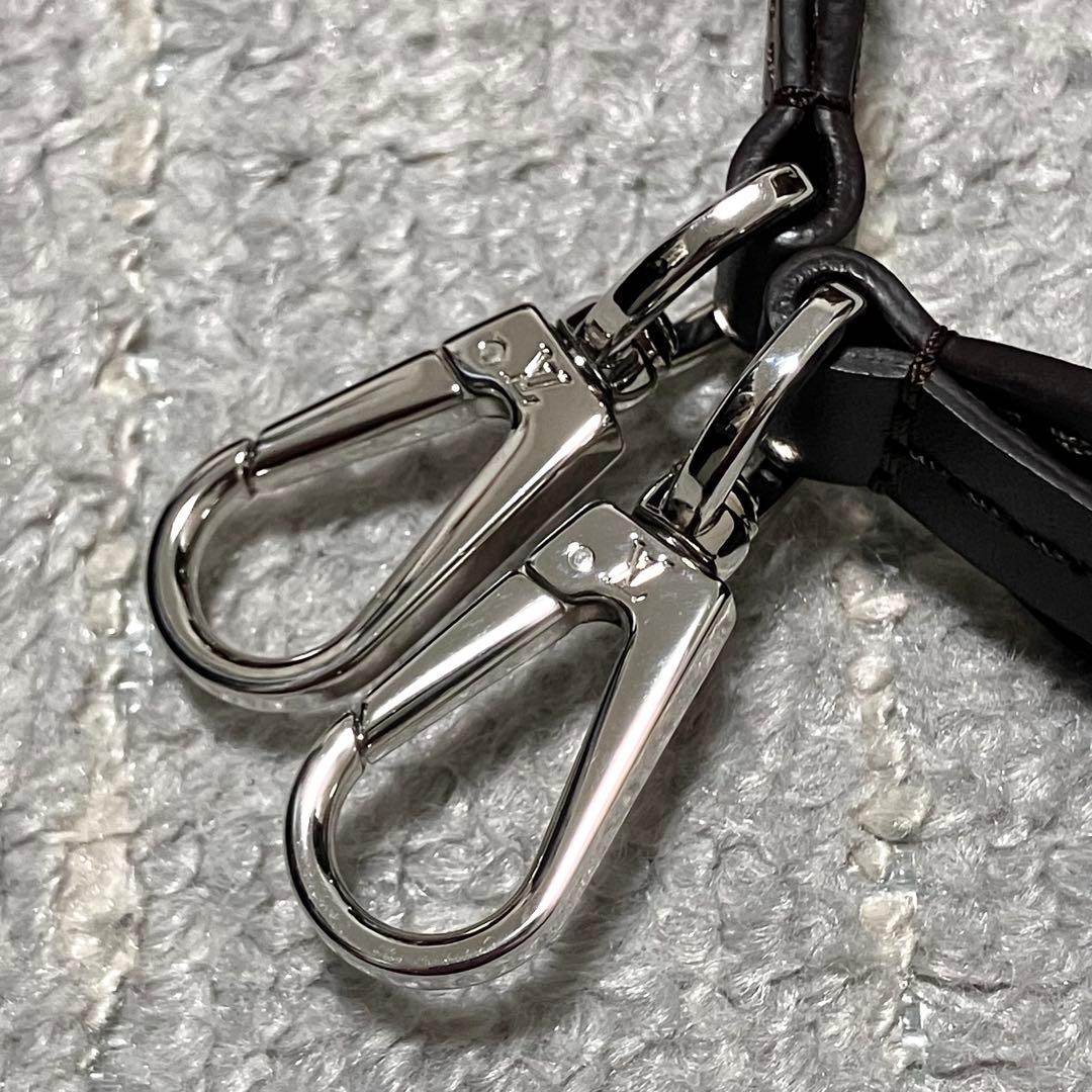 美品！ルイヴィトン［ショルダーストラップ］レザー　肩掛け　ロゴ型押し