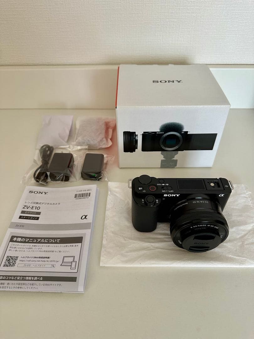 SONY デジタル一眼カメラ【VLOGCAM ZV-E10】