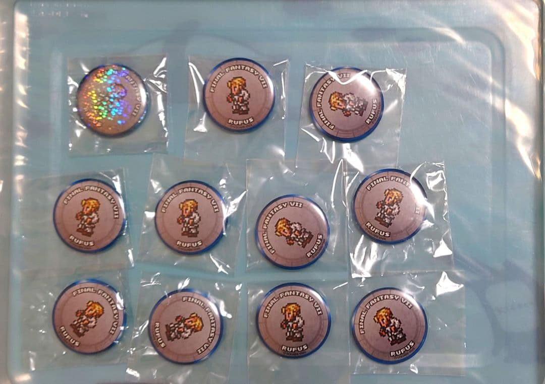 FFRK ピンバッジコレクション　ルーファウスホロ＋ノーマルセット　FF7