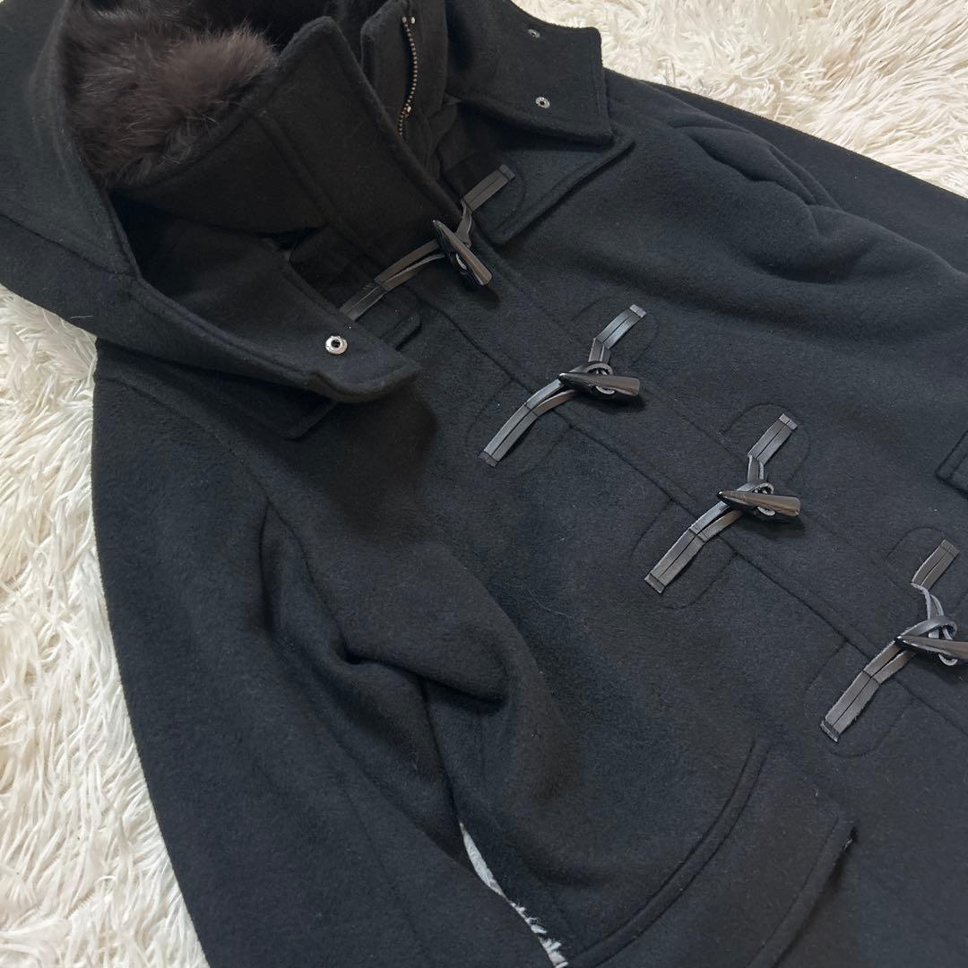 完売色　RUIRUE BOUTIQUE ラビットファーミドルダッフルコート