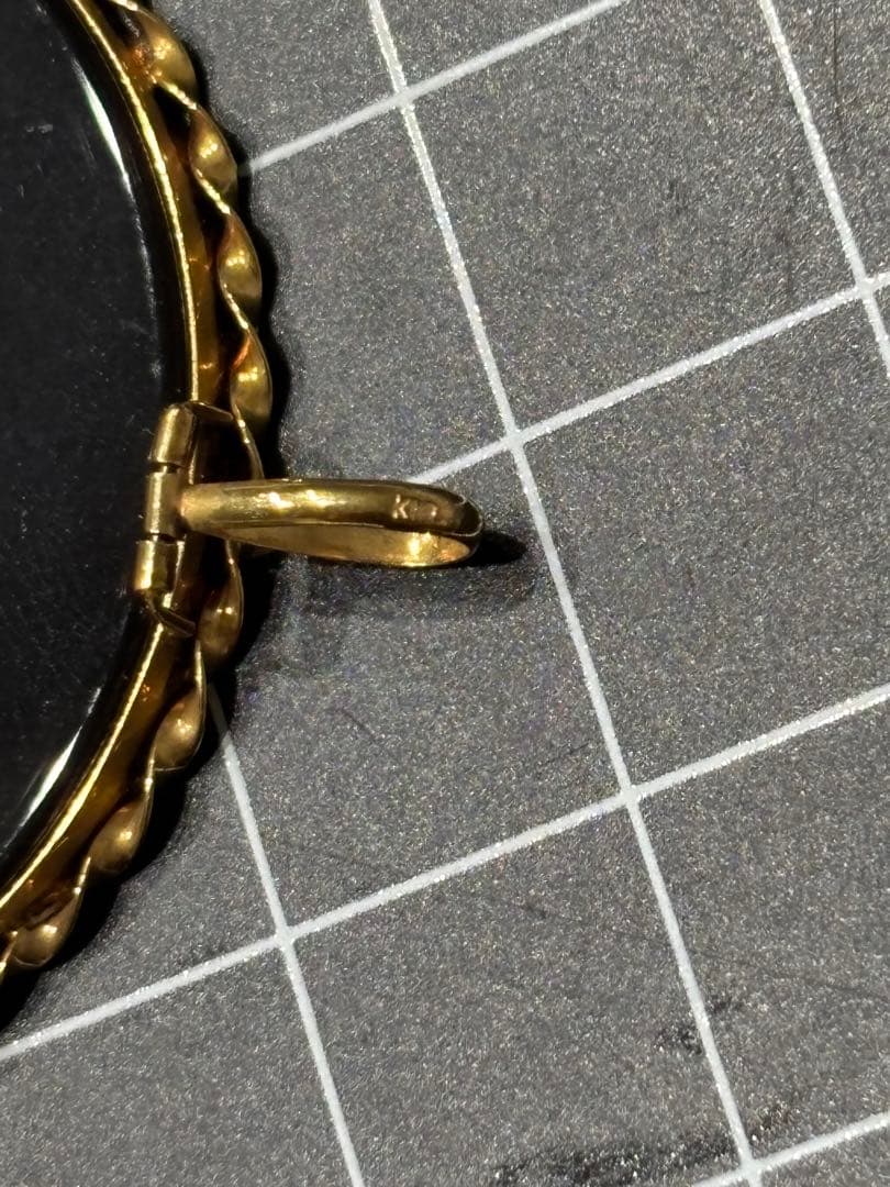 t*k様 K18 カメオ　ペンダントトップ　ブローチ