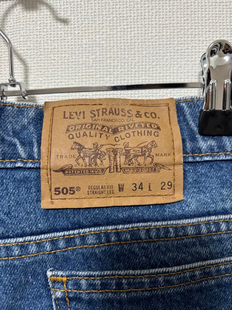 U*B様 リーバイス 505 34×29 USA製