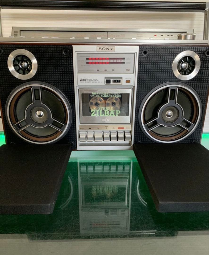 美品! 動作品! ブルーツゥース変更可能SONY ラジカセ　CFS-V8