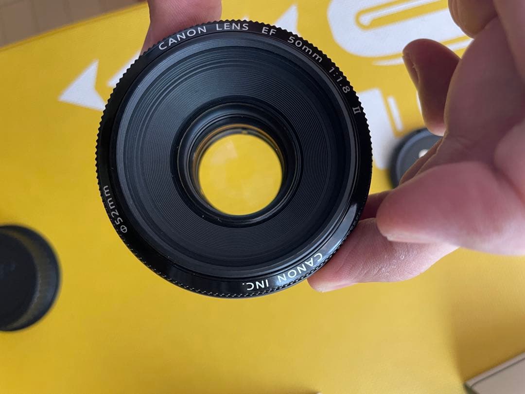 キャノン　単焦点レンズ　　 Canon EF50mm F1.8 ii 美品