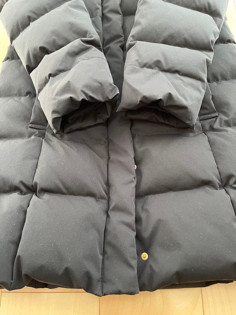 Demi-Luxe BEAMS ブルーフォックスファーフードダウンコート　黒