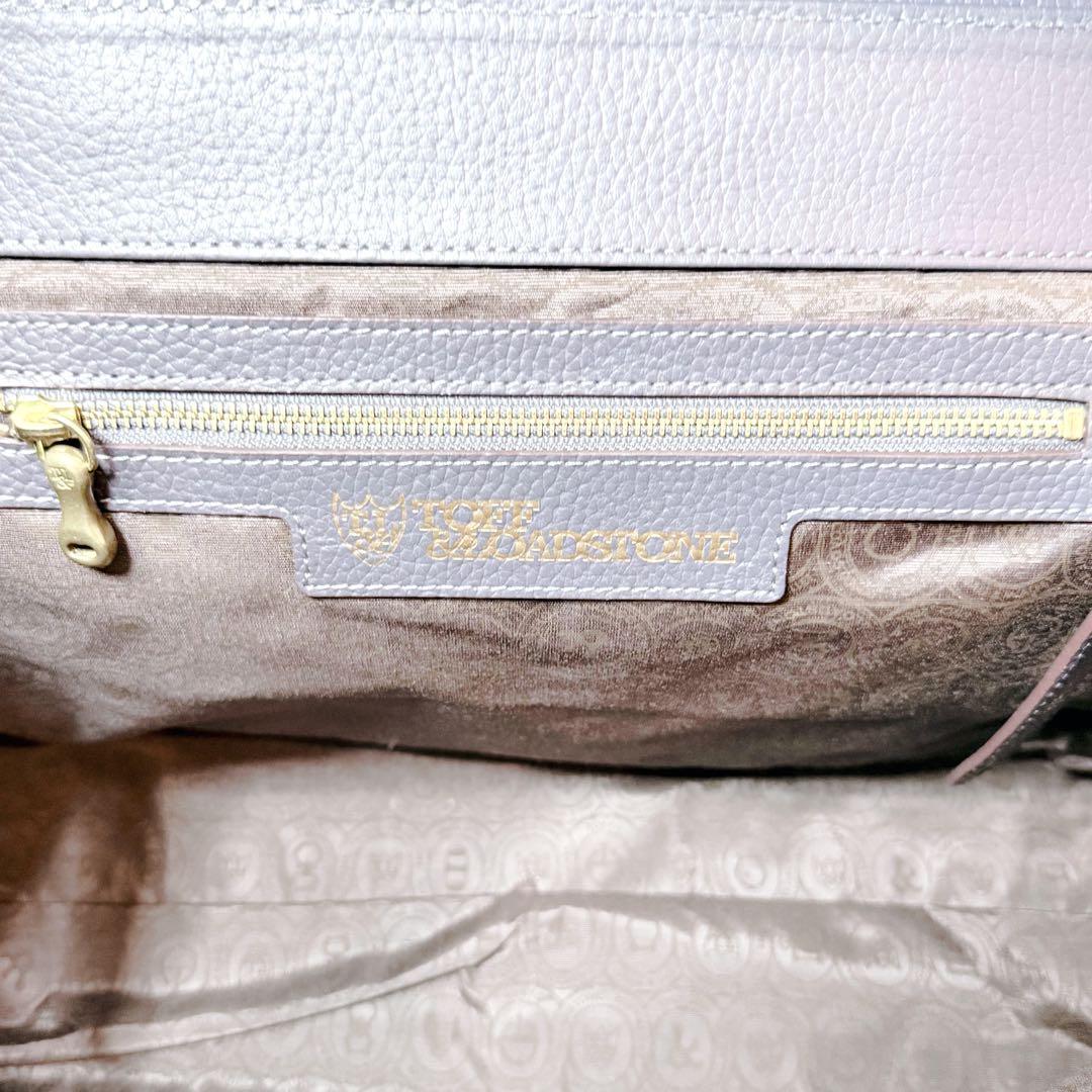 【新品未使用級】トフアンドロードストーン　ビジネスバッグ(Ｌ) 濃紺