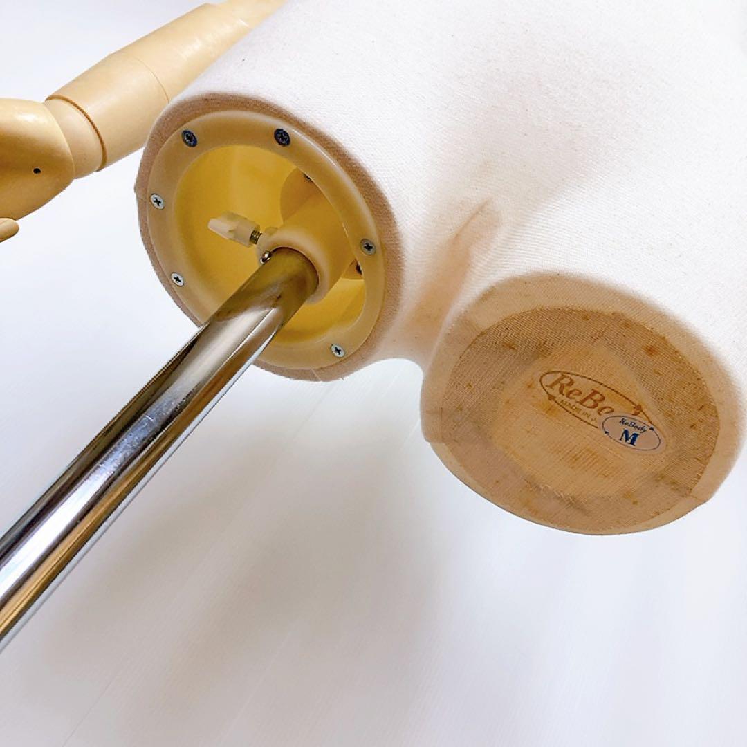 【良品】ReBody 婦人トルソー M 可動腕・指あり キャスター高さ調整