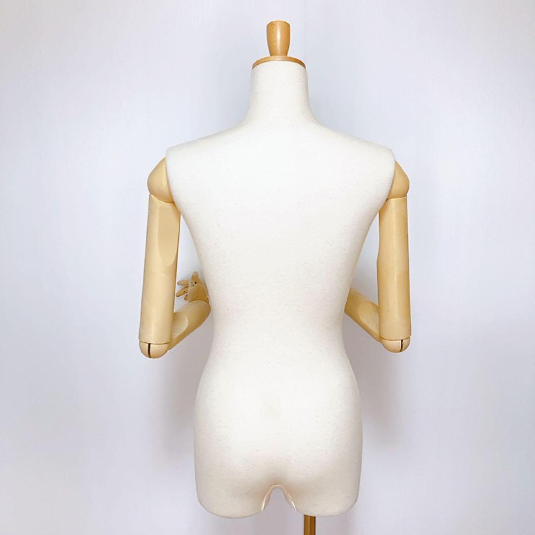 【良品】ReBody 婦人トルソー M 可動腕・指あり キャスター高さ調整